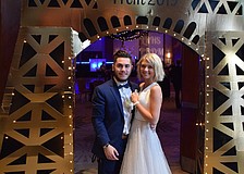 Ali Aoudi and Molly Lofthouse, both Lakewood Ranch High juniors, enjoyed a quick trip to the Eiffel Tower.