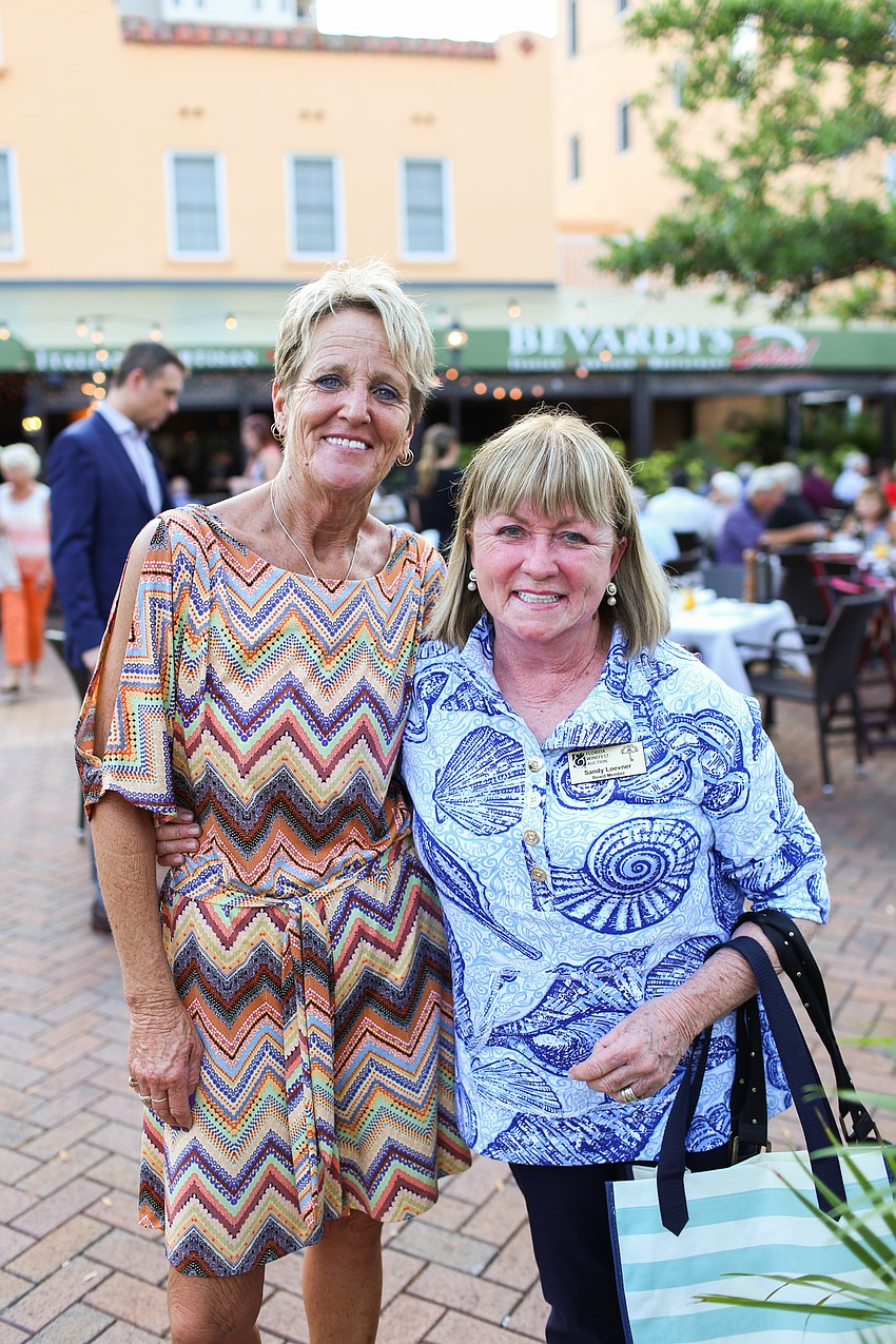 Co-Event Coordinator Jan Crudele and Florida Winefest & Auction Board President Sandy Loevner