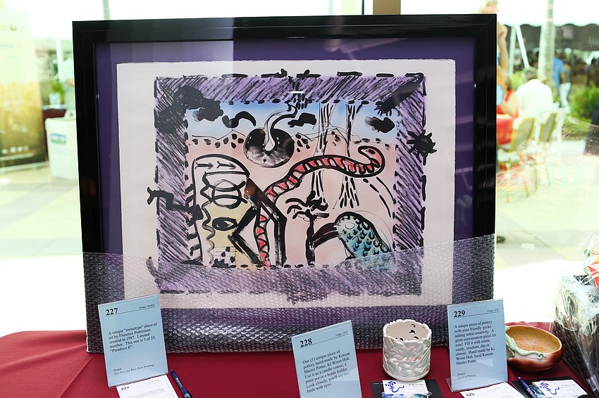 There was a silent auction set up as well as the live auction.