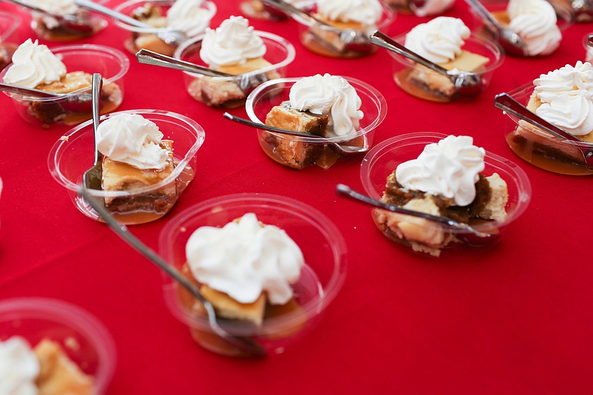 Hotel Indigo served a cheesecake.