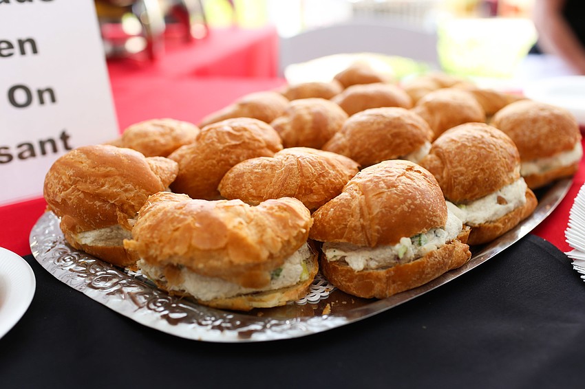 Cafe Venice served chicken salad sandwiches.