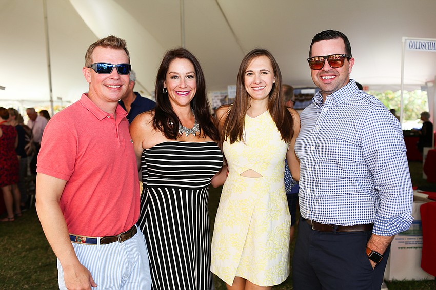 Roger and Kaley Miller with Jayne and Thomas Williamson