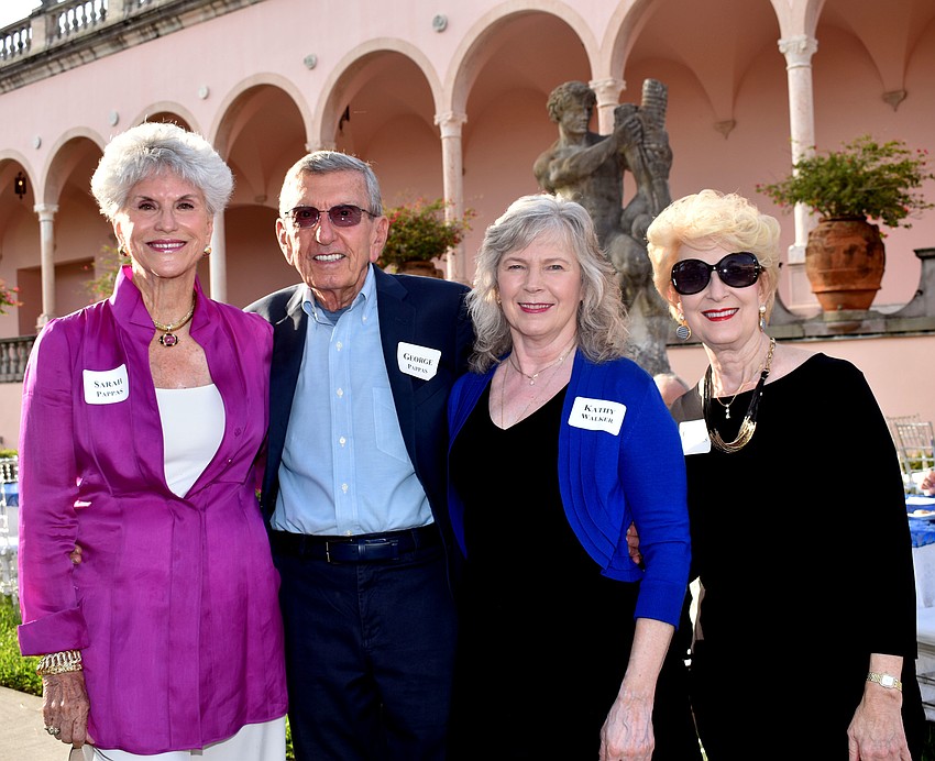 Sarah and George Pappas, Kathy Walker and Christine Jennings