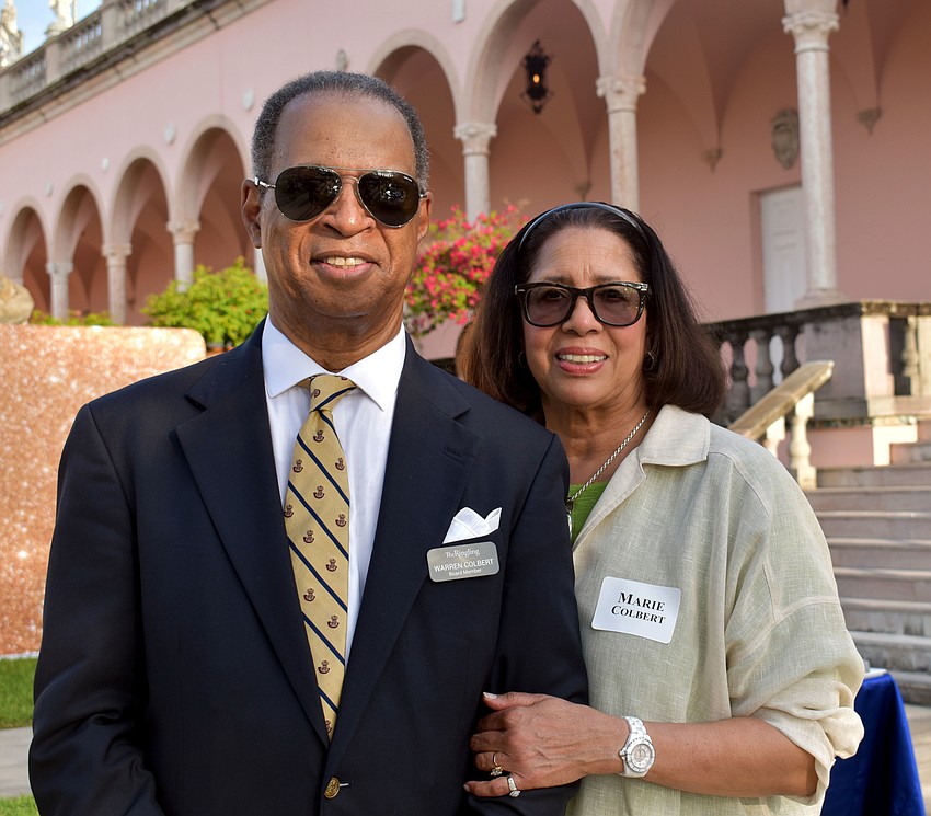 Warren Colbert, board member, and Marie Colbert