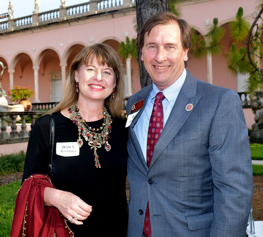 Dawn Jennings and Tom Jennings, vice president for university advancement at Florida State University and president of the FSU Foundation