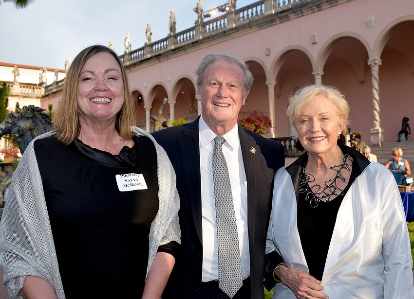 Florida State University Provost and Executive Vice President for Academic Affairs Sally McRorie, President John Thrasher and Jean Thrasher
