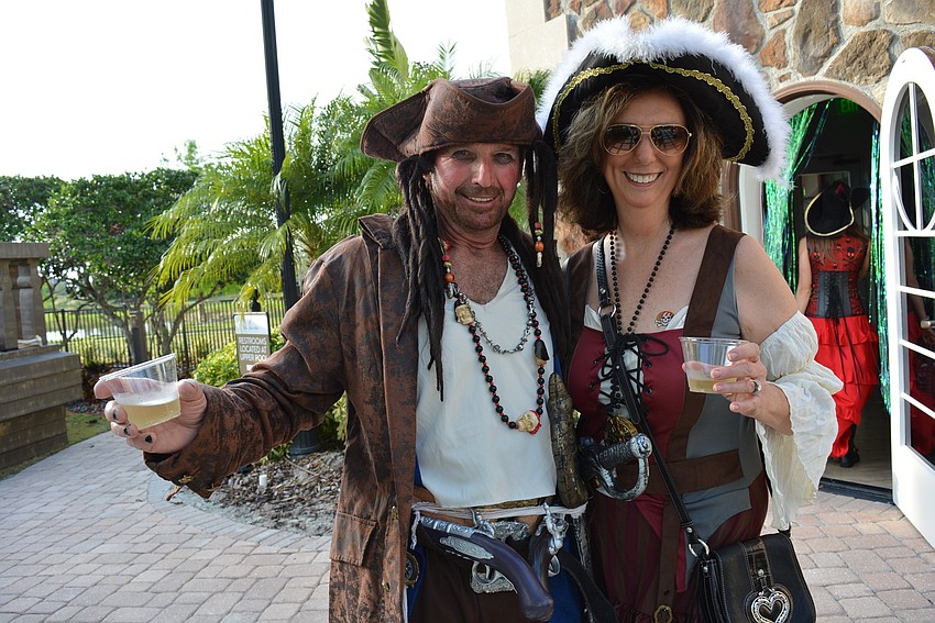 Panther Ridge's Gary and Debbie Knoflick lent many of their old Halloween 