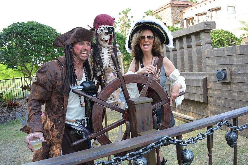 Panther Ridge's Gary and Debbie Knoflick lent many of their old Halloween 