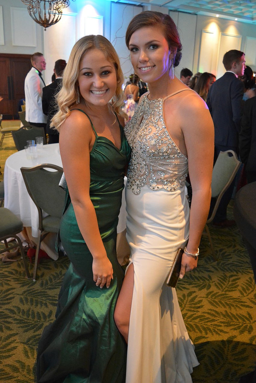 Senior Katie Stakes and junior Paityn Collins can't wait to start dancing.