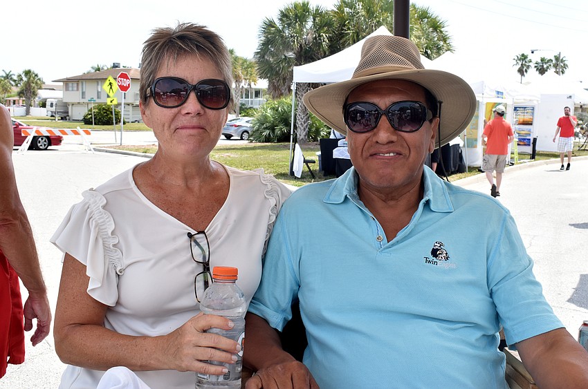 Isabelle Hart and Belisario Manrique