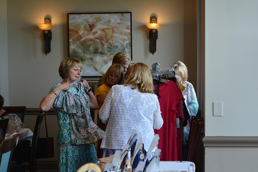 The ladies did a little shopping during the event.