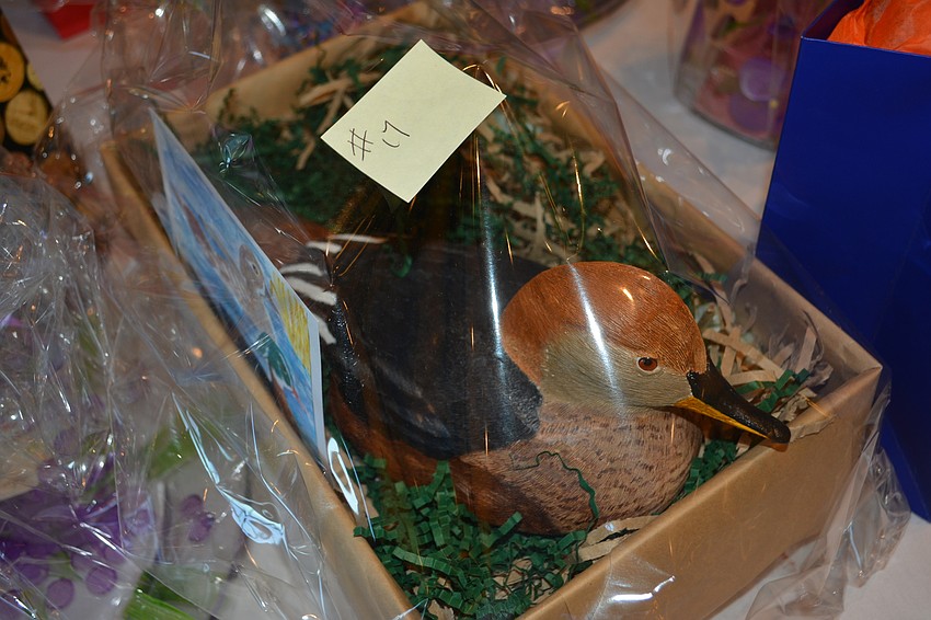 Door prizes included a duck.