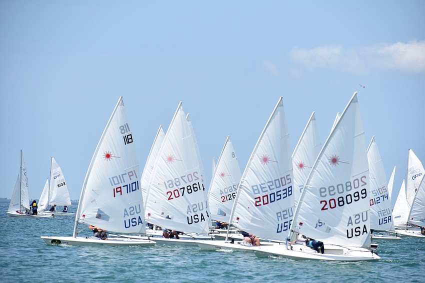 Nearly 200 sailors competed in Sailfest on April 6 and 7.
