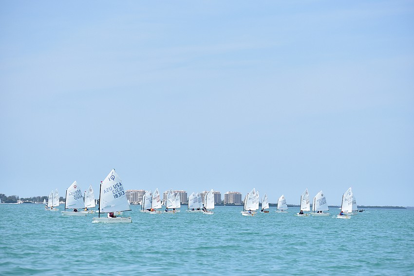 Nearly 200 sailors competed in Sailfest on April 6 and 7.