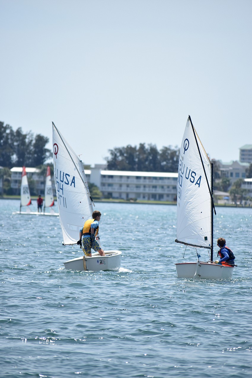 Nearly 200 sailors competed in Sailfest on April 6 and 7.
