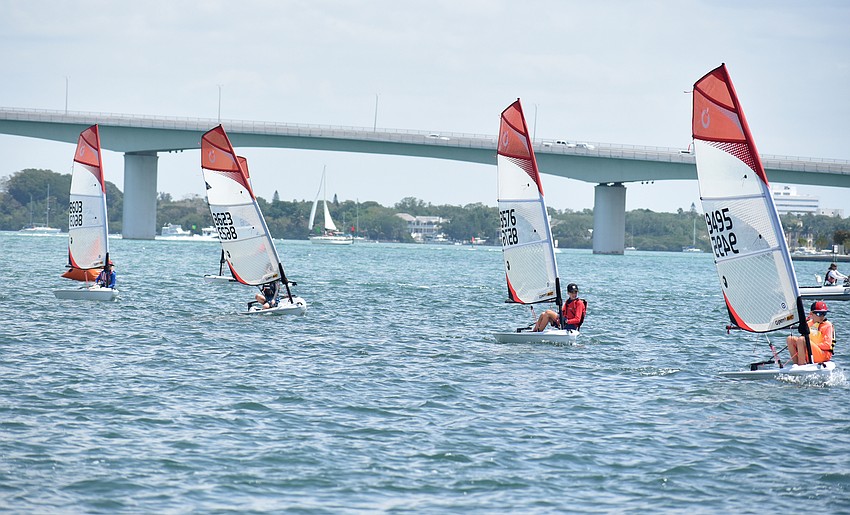 Nearly 200 sailors competed in Sailfest on April 6 and 7.