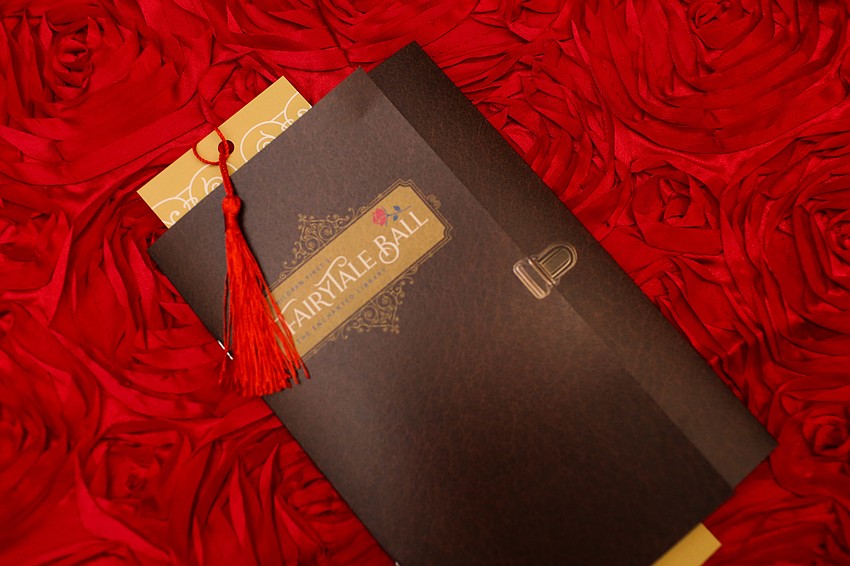 The programs looked like a book and a bookmark.