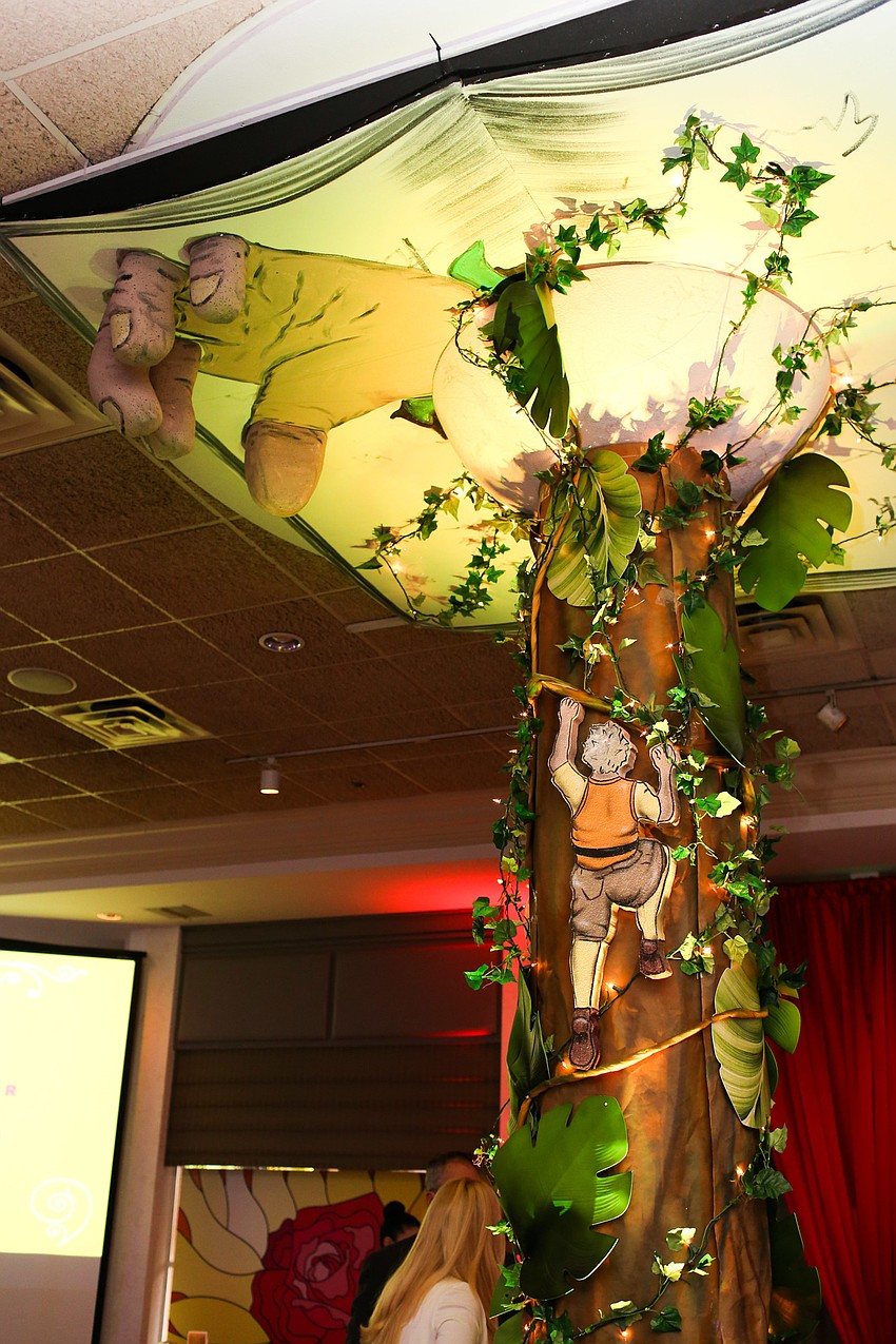 One column mimicked Jack and the Bean stock.