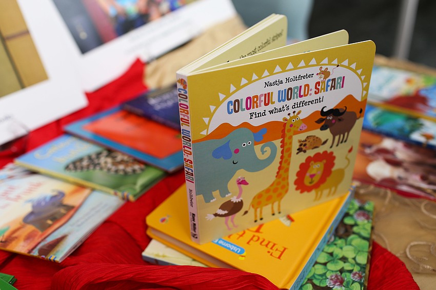 The theme of the evening celebrated children's books.