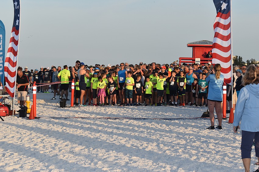 Over 800 people signed up for the race.