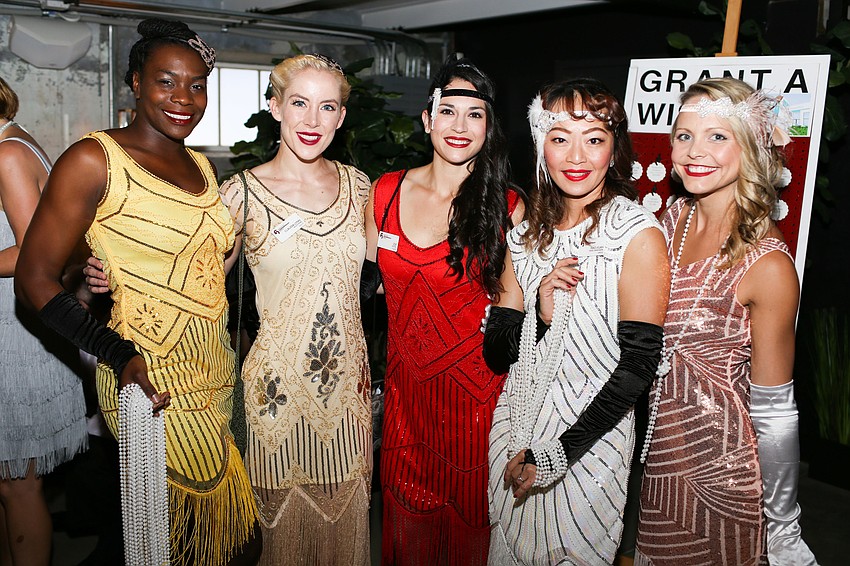 Dancers Charlotte Johnson, Claudia-Lynn Rightmire, Zoe Austin, Xioa-Xuan Yang Dancigers and Melissa Rummel