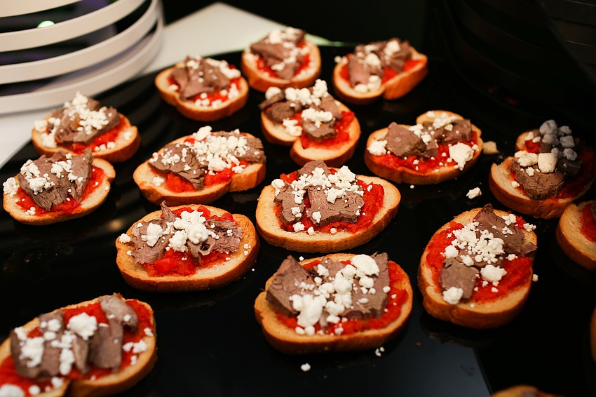 Light bites and dessert were served throughout the evening.