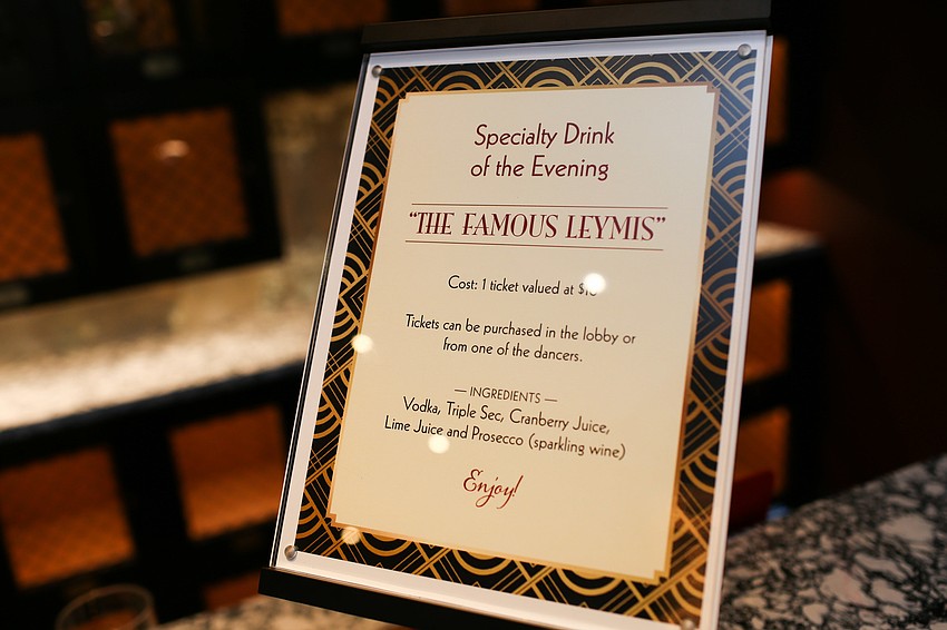 Artistic Director Leymis Bolaños Wilmott served her famous drink.