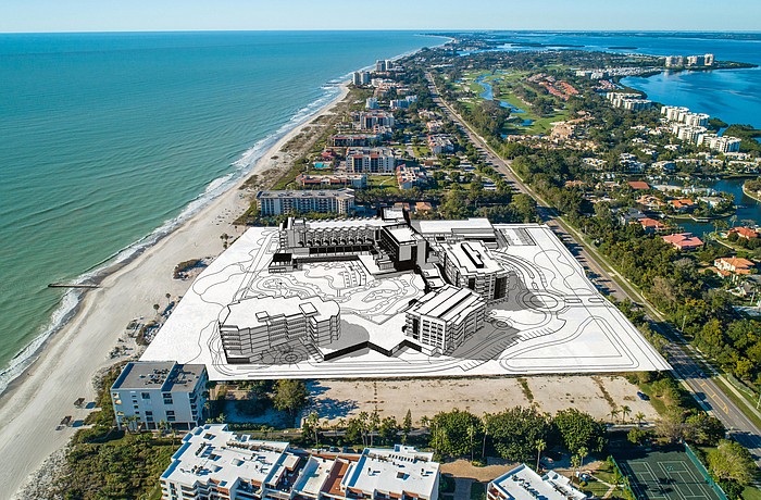 Unicorp National Developments recently released a rendition of how its proposed St. Regis Hotel and Residences would fit on the property at 1620 Gulf of Mexico Drive.