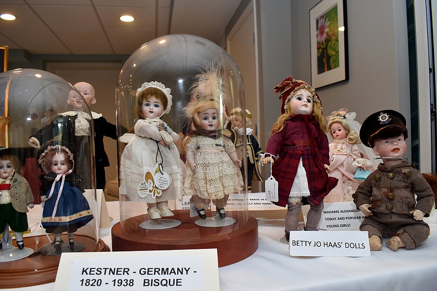 Betty Jo Haas’ displayed her doll collection.
