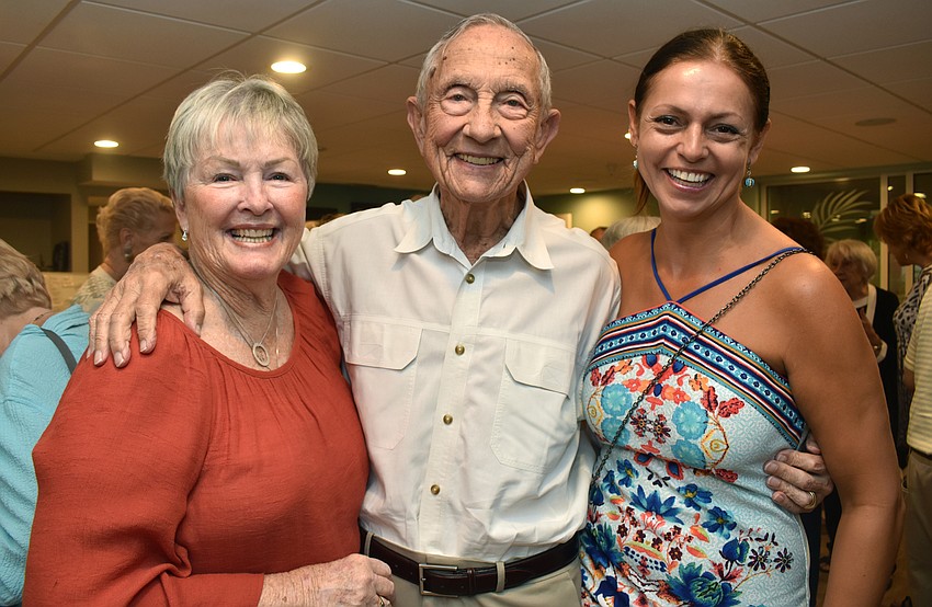 Lois Finley Shook, Charlie Shook and Joanna Wnuk