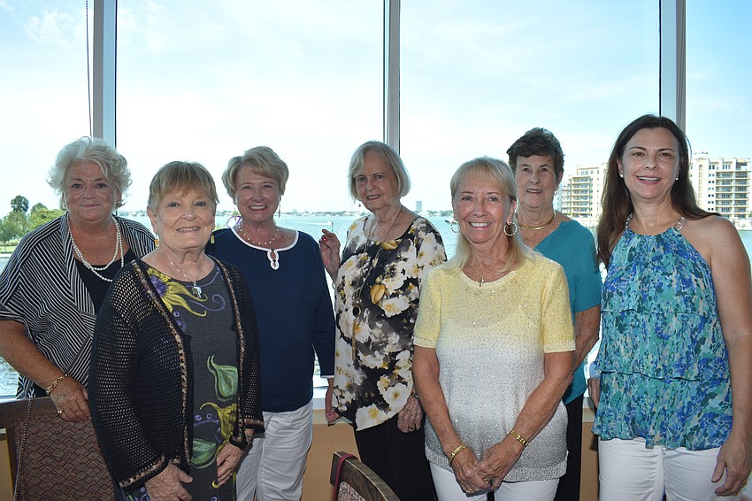 Lucia Stephenson, Kay Bolster, Maureen Keyes, Lisa Cooley, Carol Baker, Carol Bauer and Anna DeFelice
