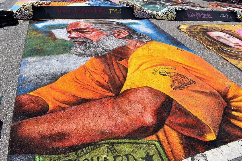 Simona Lanfredi Sofia came to the festival all the way from Italy.