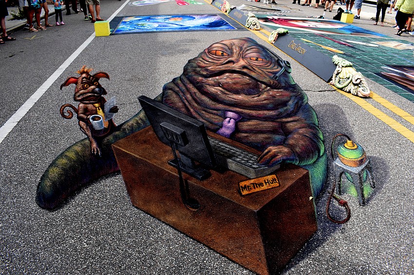 One artist couldn't contain their inner 