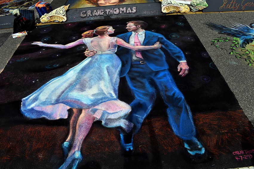 A Missouri artist recreated one of the most recognizable images from 