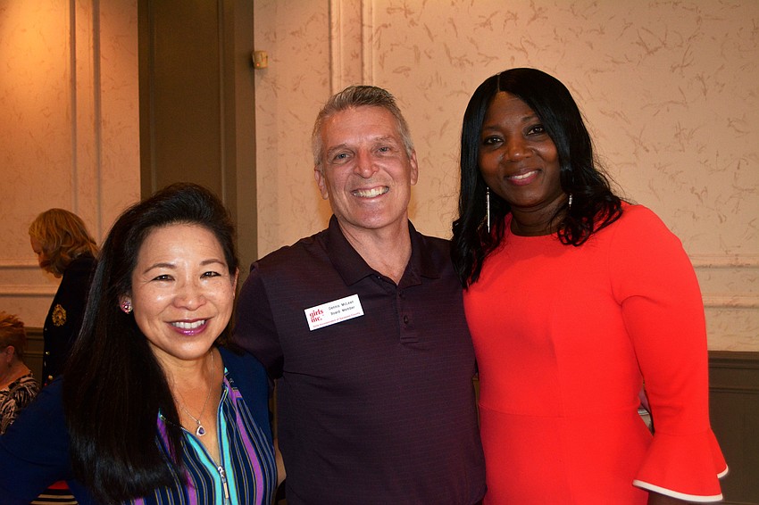 Dennis McLean, Lee-En Chung and LaShawn Frost