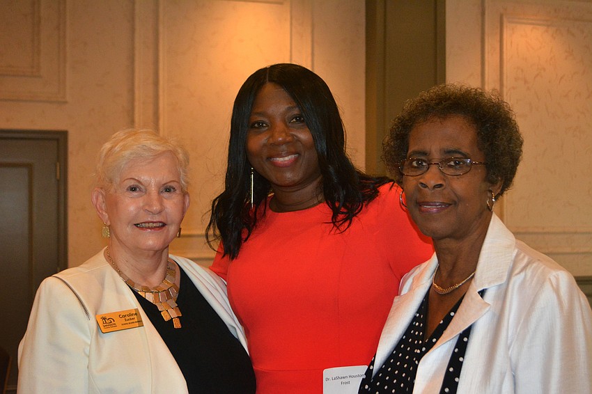 Caroline Zucker, LaShawn Frost and Raymell Grimes