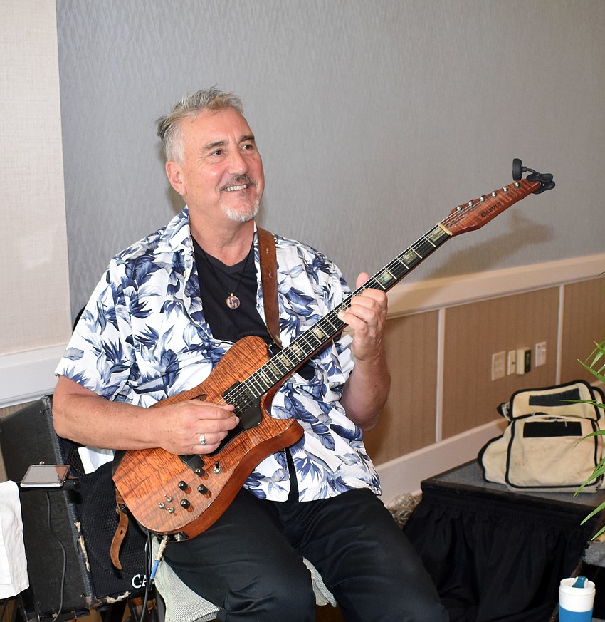Guitarist Joel Siemion provided music for the event.