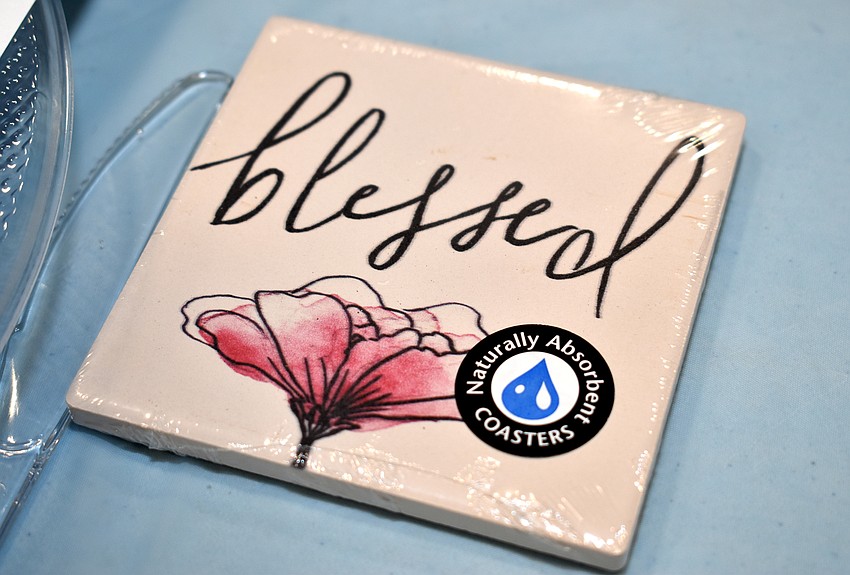 Each guild member got to take home a coaster.