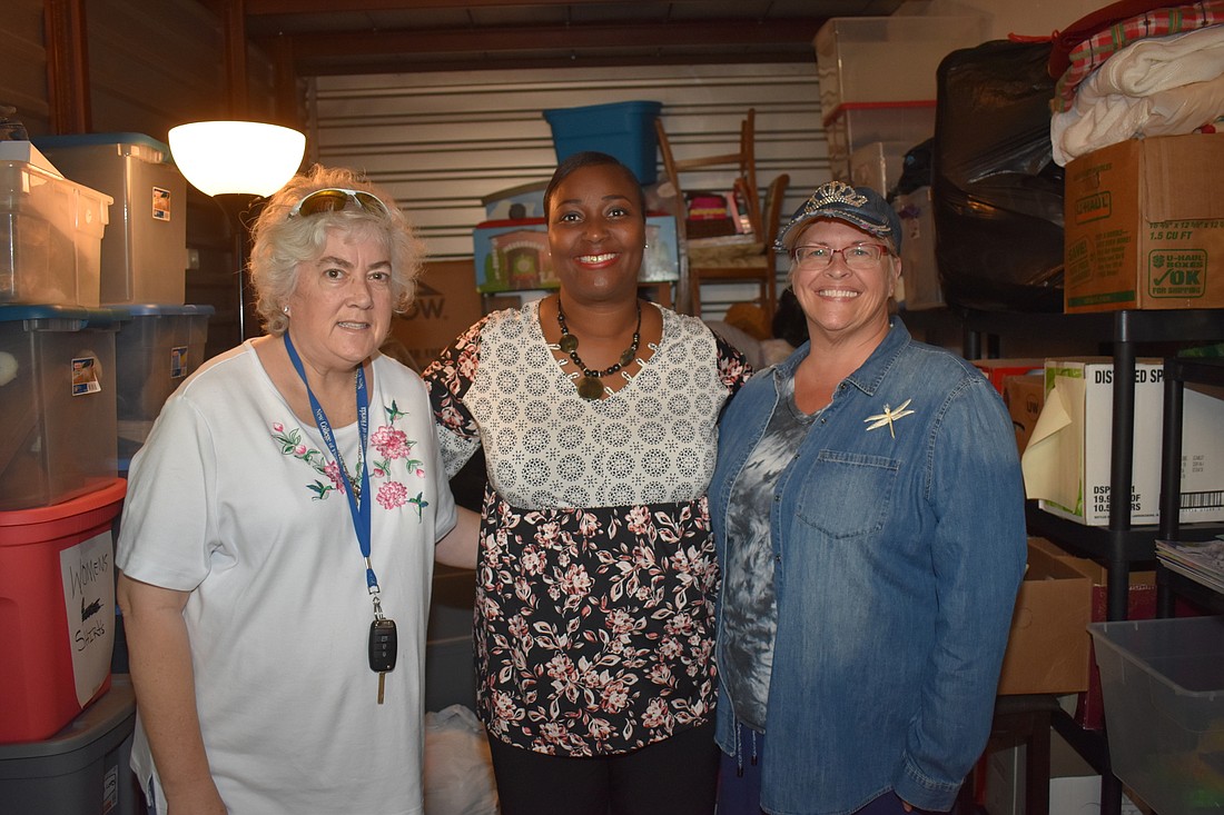 Barbara Shulla, Lashunda Thomas and Christine Briandi have worked together on the project for a few years.