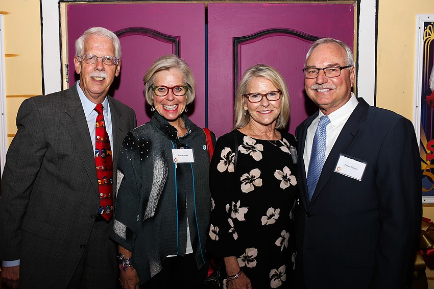 Mike and Roxie Jerde with Katie and Peter Hayes