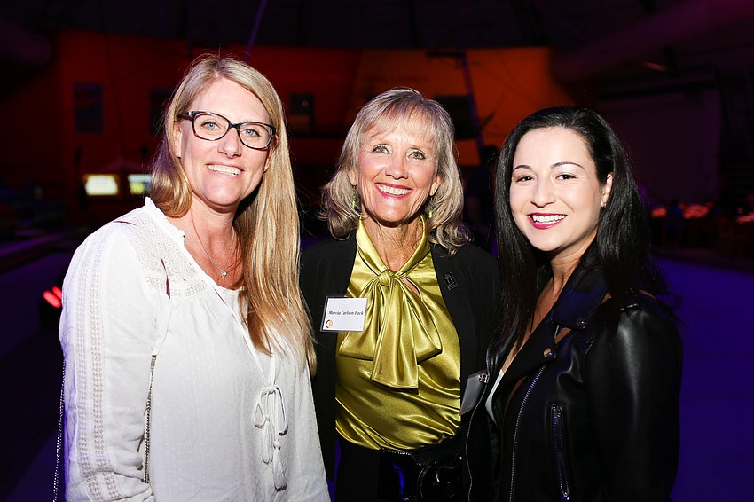 Tracy Bowsher, Marcia Carlson-Pack and Samantha Pellicano