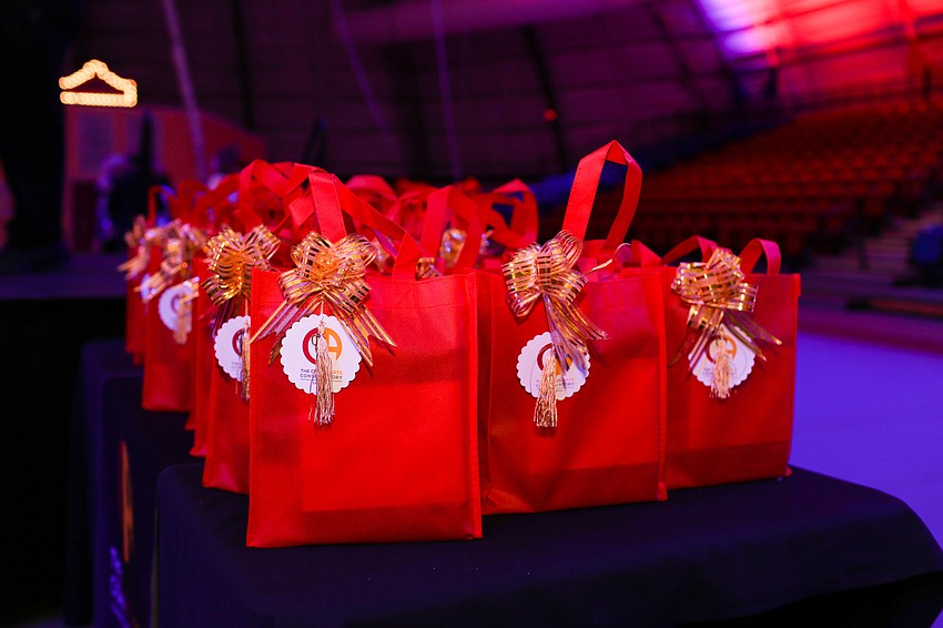 CAC supporters left with a token of appreciation.