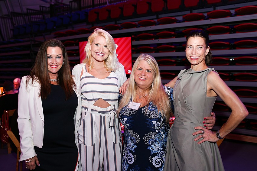 Michelle Brault, Nakita Geier, Mechele Leonard and Alexandra Barcomb