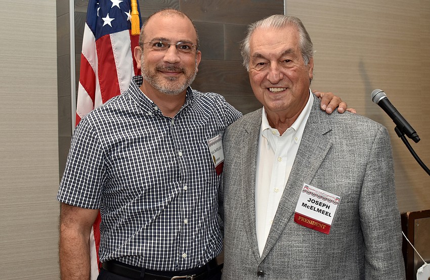 Paul DeFelice and Republican Club of Longboat Key President Joe McElmeel
