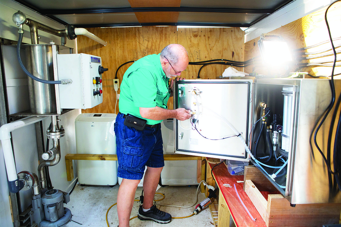 In August, Mote tested its ozone treatment system in a Boca Grande canal.