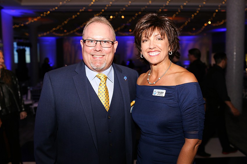 Executive Director Doug Staley and Sheila Miller