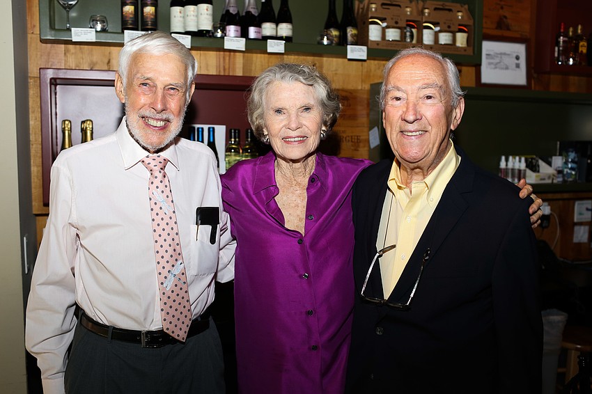 Bill Farmer, Kay Curtis and Bruno Giuranna