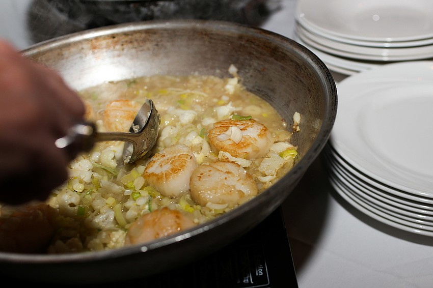 The first dish was a recipe by Federico Agostini.