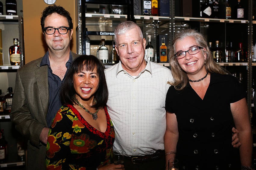 Harold Bott, Chairwoman Sonia Velasco, Jeffrey Mehler and Jennifer Daniels