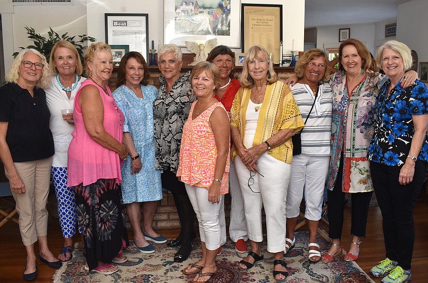 Kip O’Neill with some of the April girls